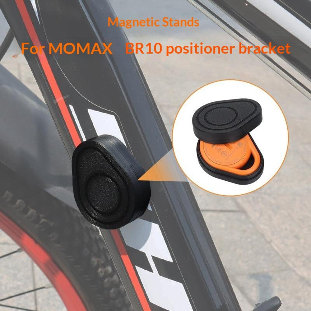 915796 magnetisk cykelholder til Momax BR10-tracker, tyverisikret cykelstativ og vandtæt GPS-lokaliseringsboks