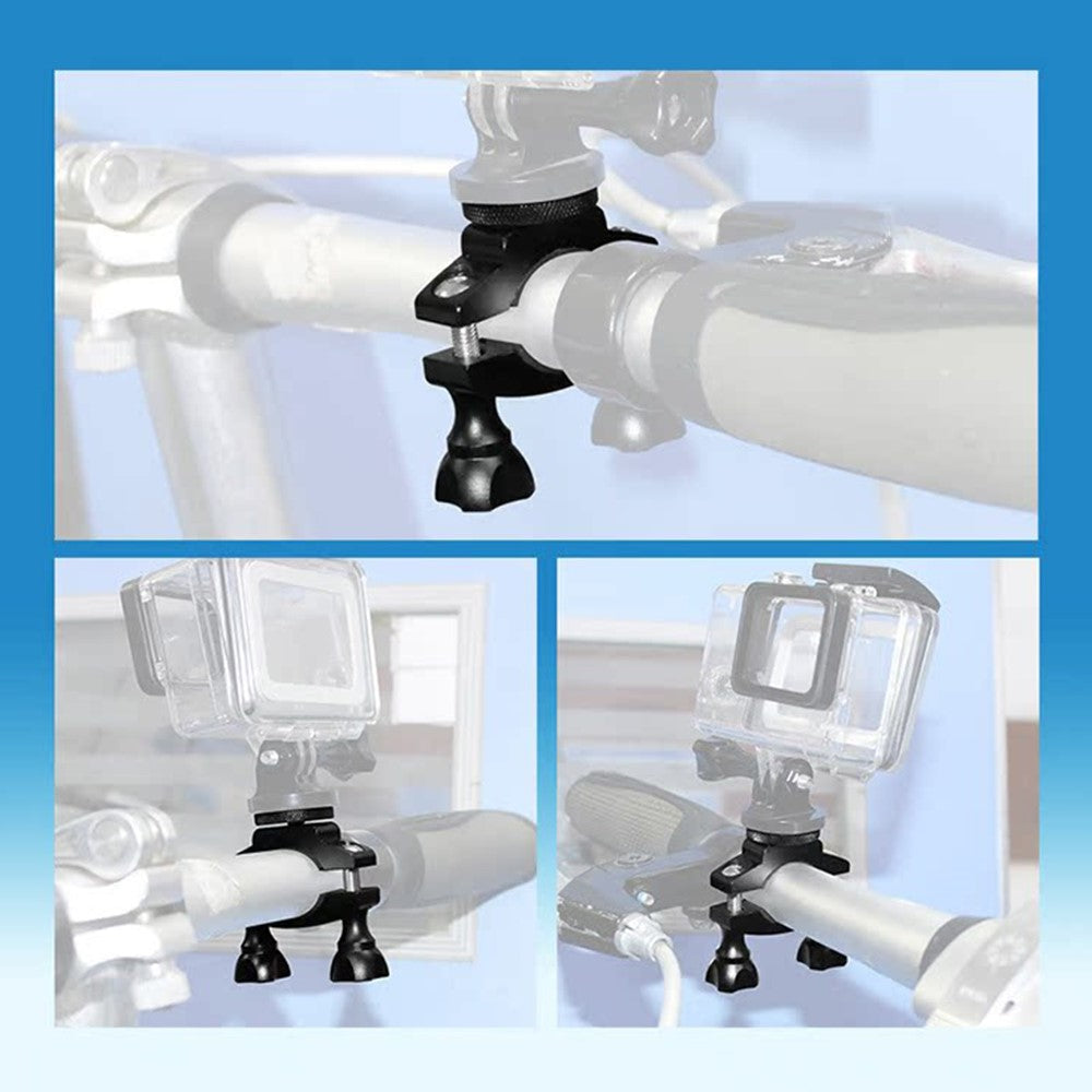 KF27870 Bike Camera Mount 1/4-inch Screw Adapter Bicycle Action Camera Bracket for GoPro / DJI Osmo
