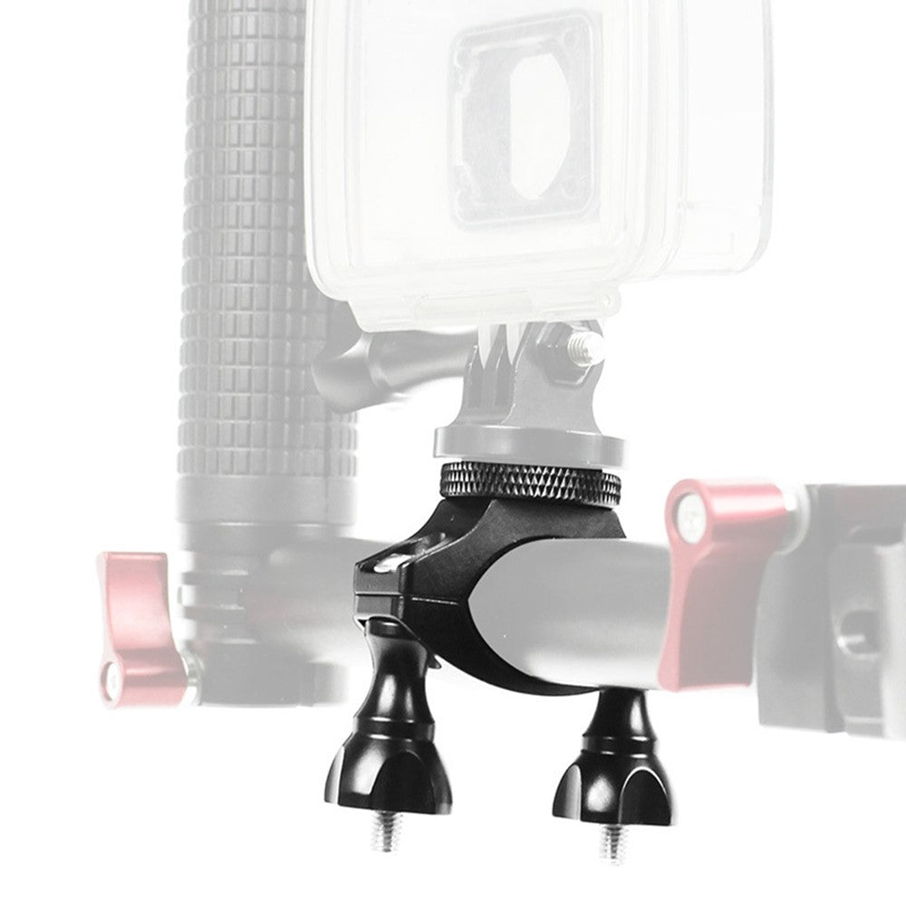 KF27870 Bike Camera Mount 1/4-inch Screw Adapter Bicycle Action Camera Bracket for GoPro / DJI Osmo