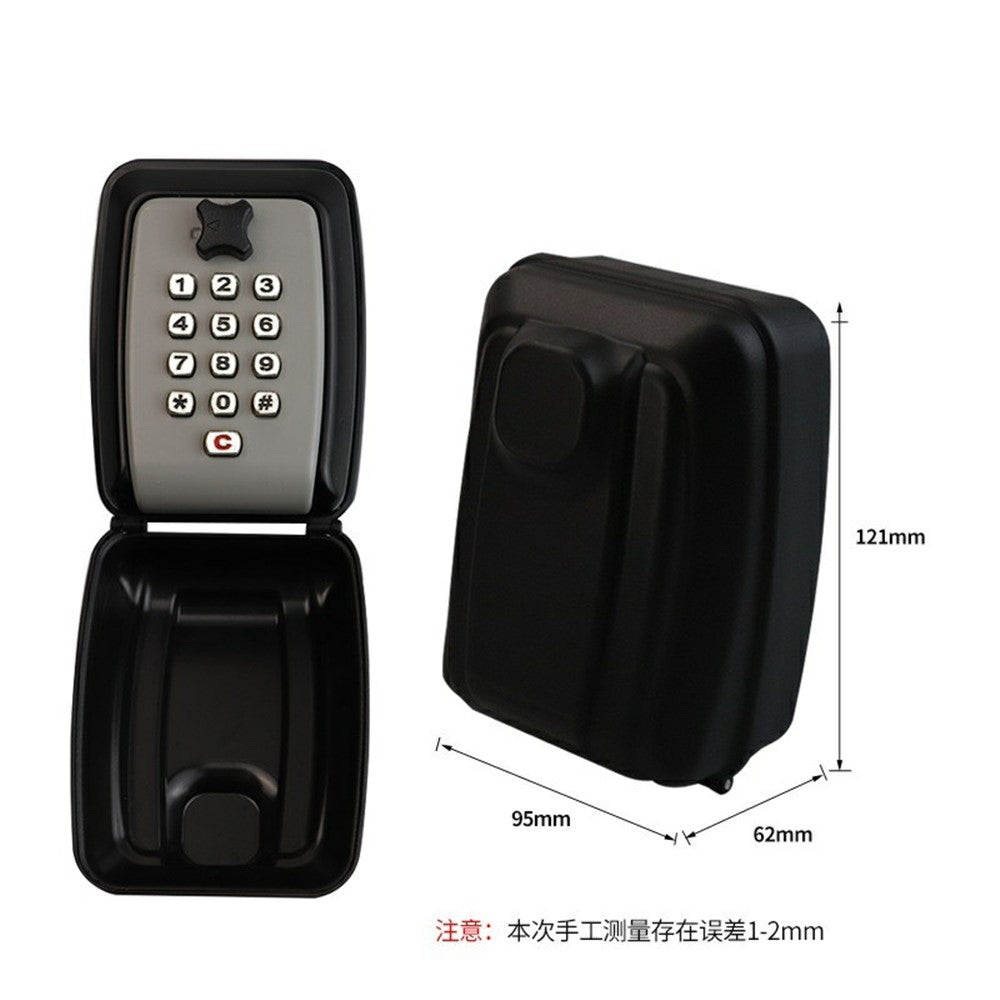G14 Outdoor Secure Key Box Large Capacity Wall Mounted Key Box with 12 Digit Rust Proof Code Secure Key Box for Home Factory Garage