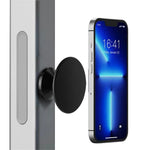 Aluminum Alloy Dual Magnetic Cell Phone Holder Phones Rotating Stand for Gym