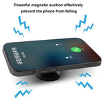 Aluminum Alloy Dual Magnetic Cell Phone Holder Phones Rotating Stand for Gym