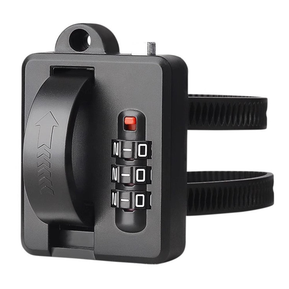 Helmet Combination Lock Universal PVC Portable Anti Theft Security Lock for Electric Motorcycle Scooter