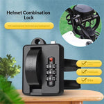 Helmet Combination Lock Universal PVC Portable Anti Theft Security Lock for Electric Motorcycle Scooter