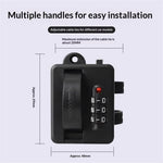 Helmet Combination Lock Universal PVC Portable Anti Theft Security Lock for Electric Motorcycle Scooter