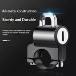 Electric Bike Motorcycle Helmet Lock Anti Theft Security Lock Handlebar Mount Waterproof Rust Proof Lock