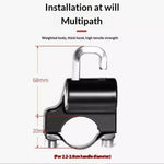 Electric Bike Motorcycle Helmet Lock Anti Theft Security Lock Handlebar Mount Waterproof Rust Proof Lock