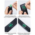 ROCKBROS 6-Piece Bicycle Inner Tube Patch Repair Kit No-Glue Adhesive Quick-Dry Repair Tool Set
