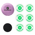 ROCKBROS 6-Piece Bicycle Inner Tube Patch Repair Kit No-Glue Adhesive Quick-Dry Repair Tool Set