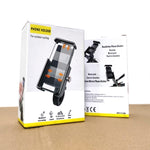 QX-21 Motorcycle E-Bike Bicycle Phone Stand Handlebar / Rear Mirror Mount Rotatable Phone Holder Bracket