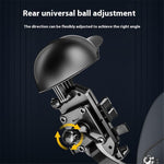 HL-M28 Nylon+ABS Motorcycle Phone Mount Holder Cell Phone Bike Holder with Helmet Shaped Sun Visor