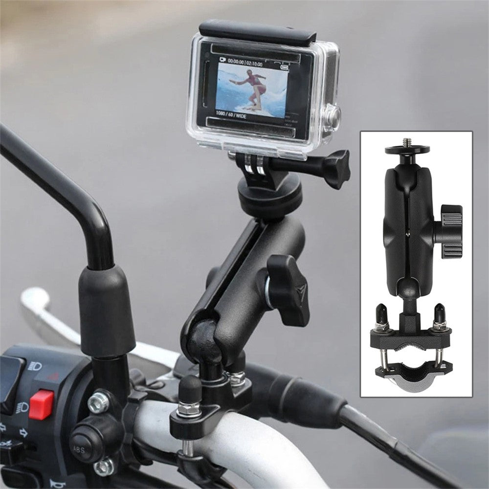 For GoPro 11 / 10  / Insta360 One R Motorcycle Sports Camera Mount Holder Adjustable Support Stand