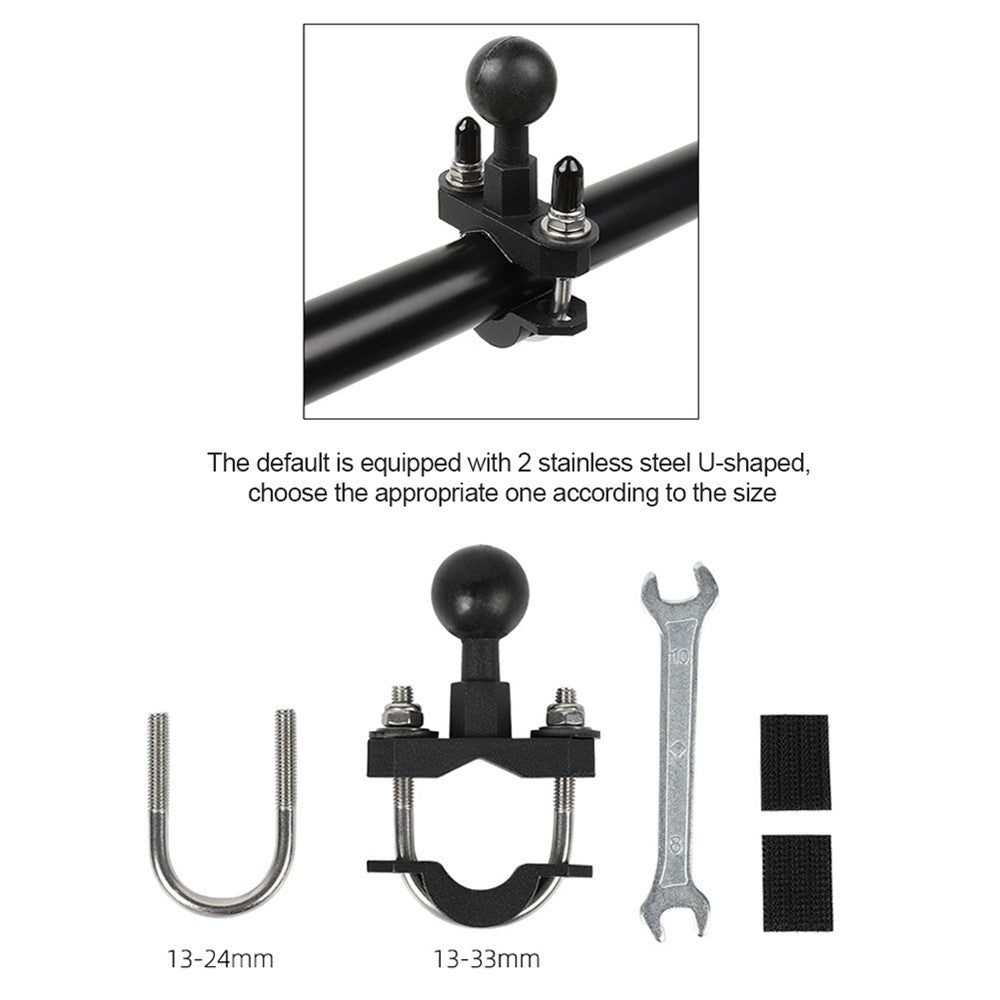 For GoPro 11 / 10  / Insta360 One R Motorcycle Sports Camera Mount Holder Adjustable Support Stand