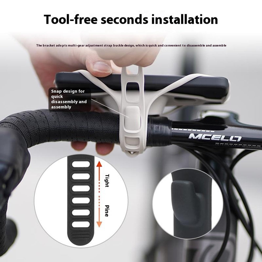 GUB P6 Silicone Phone Holder Bicycle E-Bike Scooter Folding Bike Cellphone Bracket