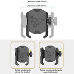 JGX001 Universal Bike Handlebar Mount Phone Holder for Mountain Road Bicycle Shockproof Cellphone Bracket