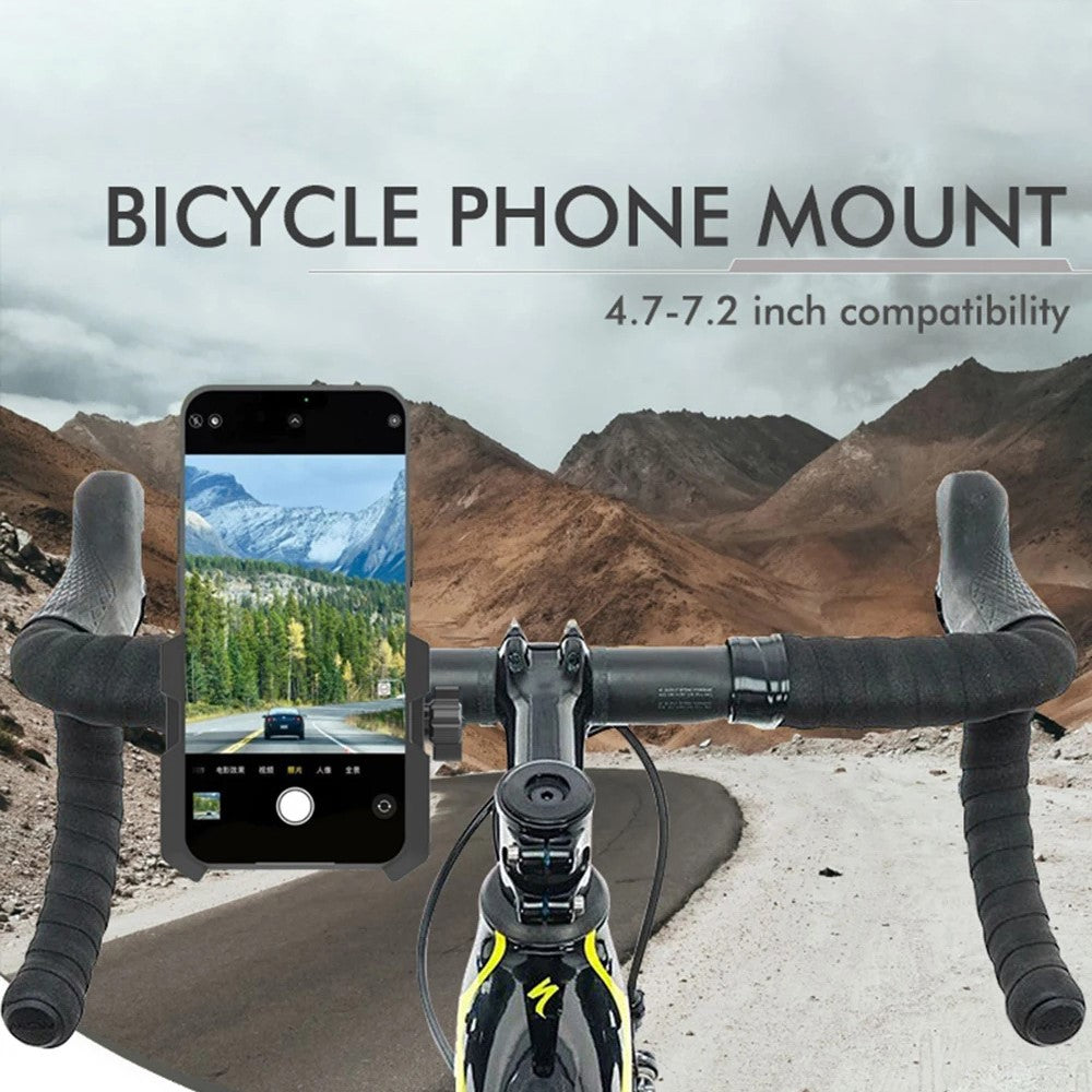 JGX001 Universal Bike Handlebar Mount Phone Holder for Mountain Road Bicycle Shockproof Cellphone Bracket