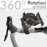 JGX001 Universal Bike Handlebar Mount Phone Holder for Mountain Road Bicycle Shockproof Cellphone Bracket