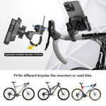 JGX001 Universal Bike Handlebar Mount Phone Holder for Mountain Road Bicycle Shockproof Cellphone Bracket