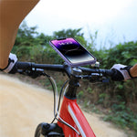 HL-143H Outdoor Cycling Aluminum Alloy Phone Mount for Bicycle Quick Release Stem Cap Cellphone Bracket
