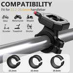 HL-176A Bicycle Handlebar Quick Release Phone Mount Shockproof Cellphone Holder Bracket for Motorcycle