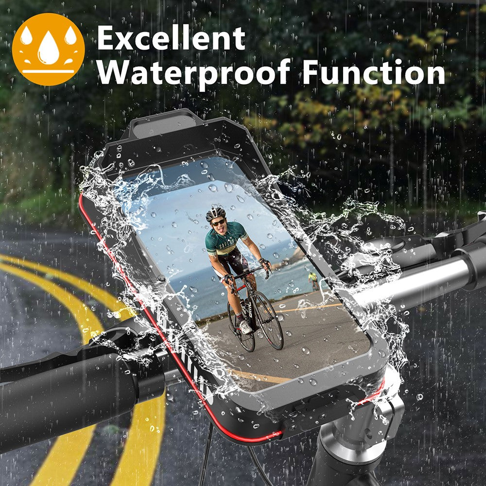 HL-176A Bicycle Handlebar Quick Release Phone Mount Shockproof Cellphone Holder Bracket for Motorcycle
