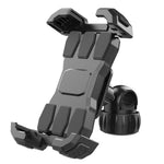 QX-25A Bicycle Handlebar Phone Mount 360 Degree Rotation Shockproof Navigation Holder for Motorcycle