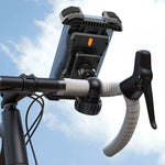 QX-25A Bicycle Handlebar Phone Mount 360 Degree Rotation Shockproof Navigation Holder for Motorcycle