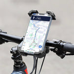 QX-25A Bicycle Handlebar Phone Mount 360 Degree Rotation Shockproof Navigation Holder for Motorcycle