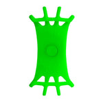 360-Degree Rotatable Phone Holder Bike Mount Non-Detachable Single Row for Outdoor Cycling