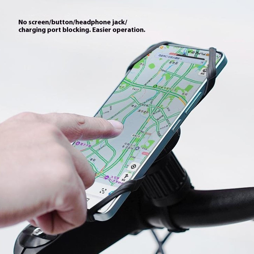 GUB P16 Bike Phone Holder Rotatable Detachable Silicone Phone Mount for Bicycle E-Bike Scooter
