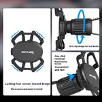 GUB P16 Bike Phone Holder Rotatable Detachable Silicone Phone Mount for Bicycle E-Bike Scooter