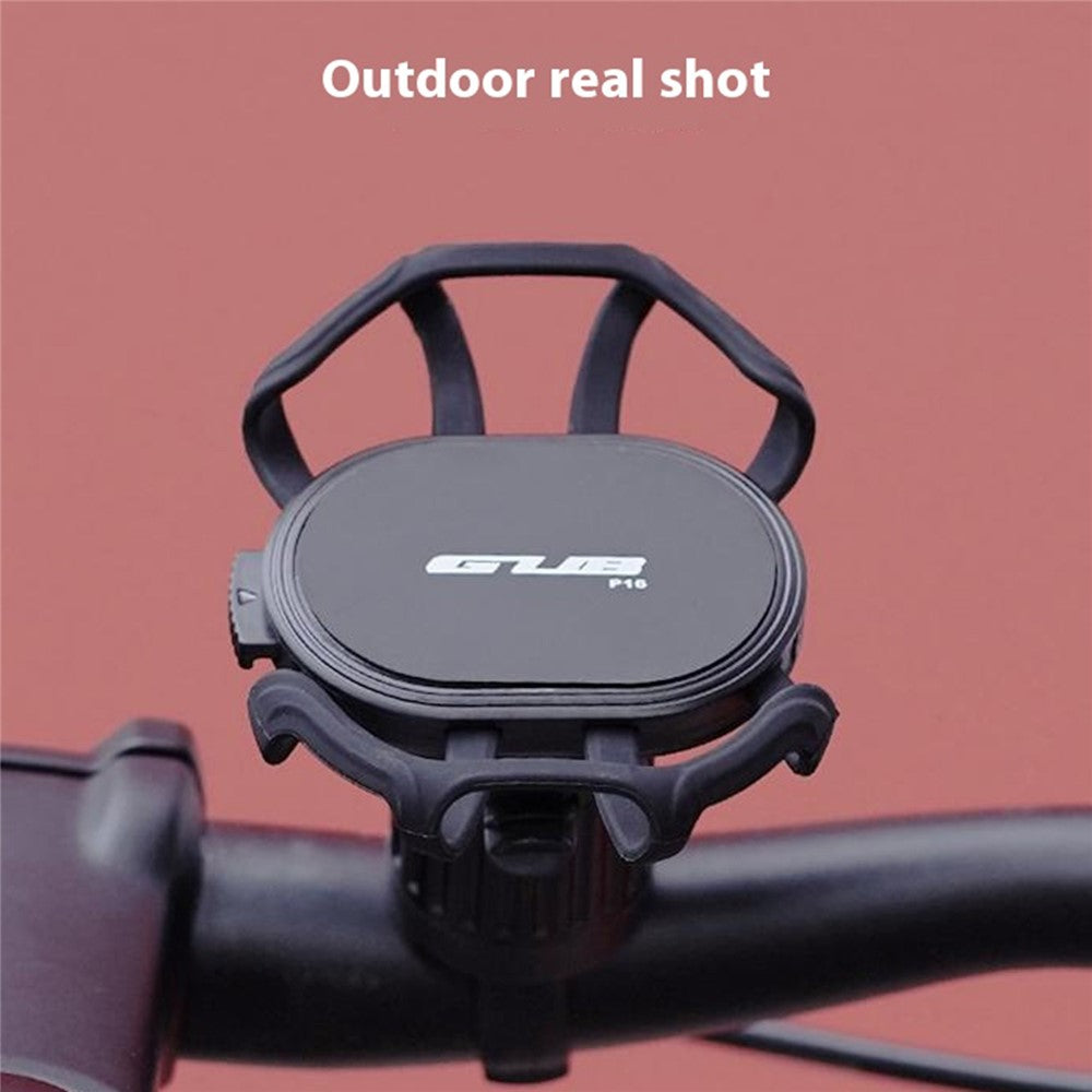 GUB P16 Bike Phone Holder Rotatable Detachable Silicone Phone Mount for Bicycle E-Bike Scooter
