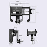 GUB P33 Quick Release Bike Phone Mount Stem Phone Holder for Bicycle E-Bike Scooter