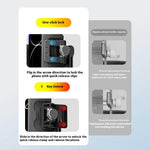 GUB P33 Quick Release Bike Phone Mount Stem Phone Holder for Bicycle E-Bike Scooter