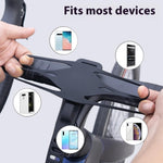 GUB P9 Silicone Bike Phone Holder Rotatable Bicycle Handlebar Phone Mount for E-Bike Scooter Folding Bike