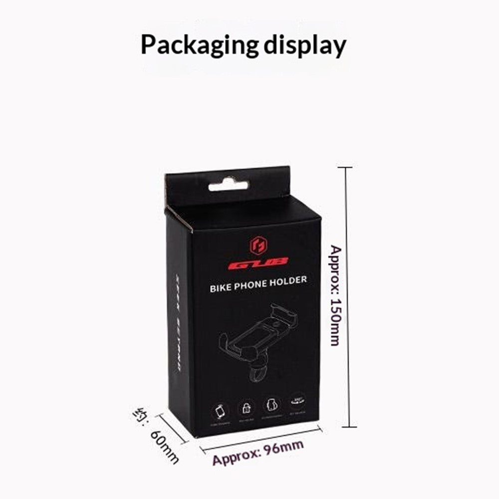 GUB P18 Rotatable Phone Mount for Bicycle  /  E-Bike  /  Scooter Shock Absorbing Quick Release Cellphone Bracket