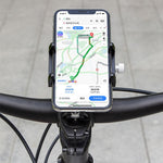 GUB G-93 mobilholder i aluminiumslegering til styr, fire kløer, klemme, cykelmobilstativ, støtte, 270 graders drejning, cykeltilbehør (skruemonteret)
