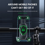 ZY-D11 Motorcycle Bike Handlebar Clip Mount Phone Holder ABS Cycling Cellphone Bracket