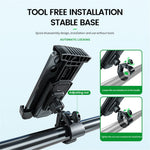 ZY-D11 Motorcycle Bike Handlebar Clip Mount Phone Holder ABS Cycling Cellphone Bracket