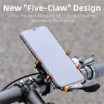 WEST BIKING YP0715066 Bike Handlebar Mount Phone Holder Aluminum Alloy Bicycle Cellphone Bracket