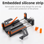 WEST BIKING YP0715066 Bike Handlebar Mount Phone Holder Aluminum Alloy Bicycle Cellphone Bracket