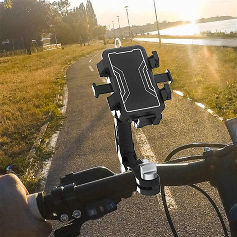 DC230 Bike Phone Holder Bicycle Quick Release Phone Mount 360 Degree Rotating Cycling Phone Bracket