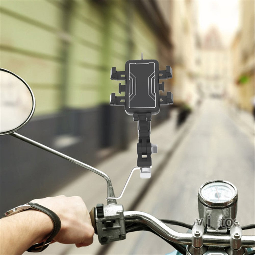 DC230 Bike Phone Holder Bicycle Quick Release Phone Mount 360 Degree Rotating Cycling Phone Bracket