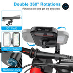 HL-159 Bike Handlebar Rotation Phone Mount Waterproof Motorcycle 4.7-6.8 Inch Phone Holder Bracket