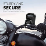 HL-159 Bike Handlebar Rotation Phone Mount Waterproof Motorcycle 4.7-6.8 Inch Phone Holder Bracket