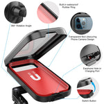 HL-159 Bike Handlebar Rotation Phone Mount Waterproof Motorcycle 4.7-6.8 Inch Phone Holder Bracket