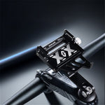 ENLEE Aluminum Alloy Bicycle Handlebar Stem Phone Holder Stand (Rotation Design)