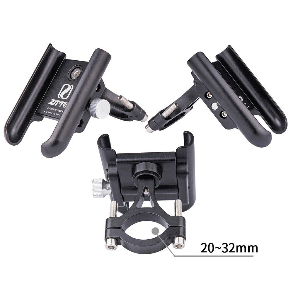 ZTTO Z82 360 graders justerbar mobilhållare i aluminium för motorcykel / racercykel / elcykel