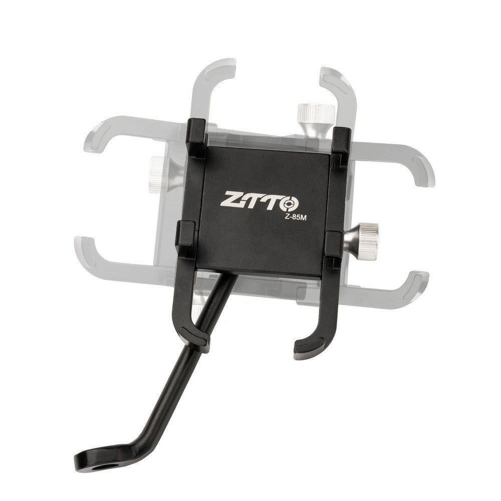 ZTTO Z-85M Motorcycle Bicycle Rear Mirror Mount Phone Holder Aluminum Alloy Shockproof Phone Bracket