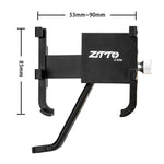 ZTTO Z-85M Motorcycle Bicycle Rear Mirror Mount Phone Holder Aluminum Alloy Shockproof Phone Bracket
